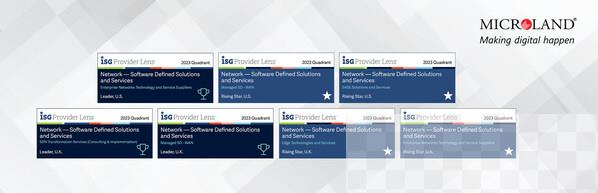 Microland has been recognized once again, as a Leader in Network - Software Defined Solutions and Services in ISG Provider Lens™ 2023 across the US and UK markets
